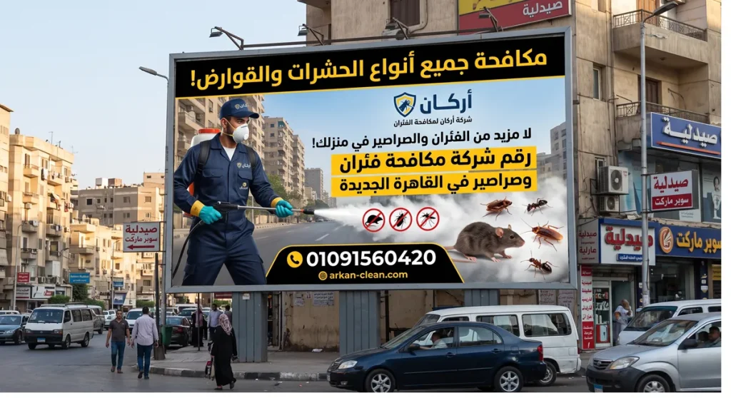 رقم شركة مكافحة فئران وصراصير في القاهرة الجديدة
